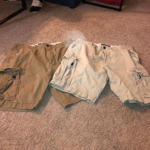 2 Pairs of American Eagle Cargo Shorts